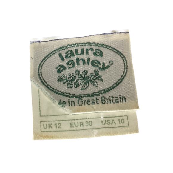 VTG Laura Ashley Dress Women’s SZ 10 Long Floral Print Long Sleeves Lightweight - Picture 4 of 4